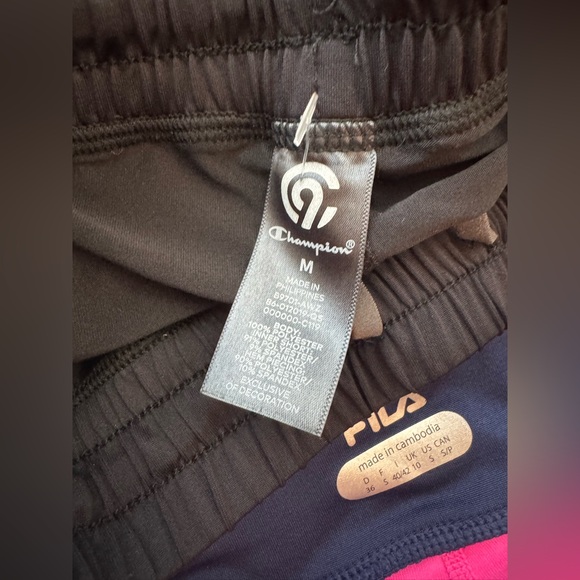 BUNDLE Set of Three Athletic Skorts - Black, Pink, and Navy size small / medium - Picture 5 of 6